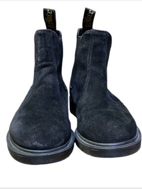 Chelsea Boot Black Suede Leather Mens 9; Womens 11